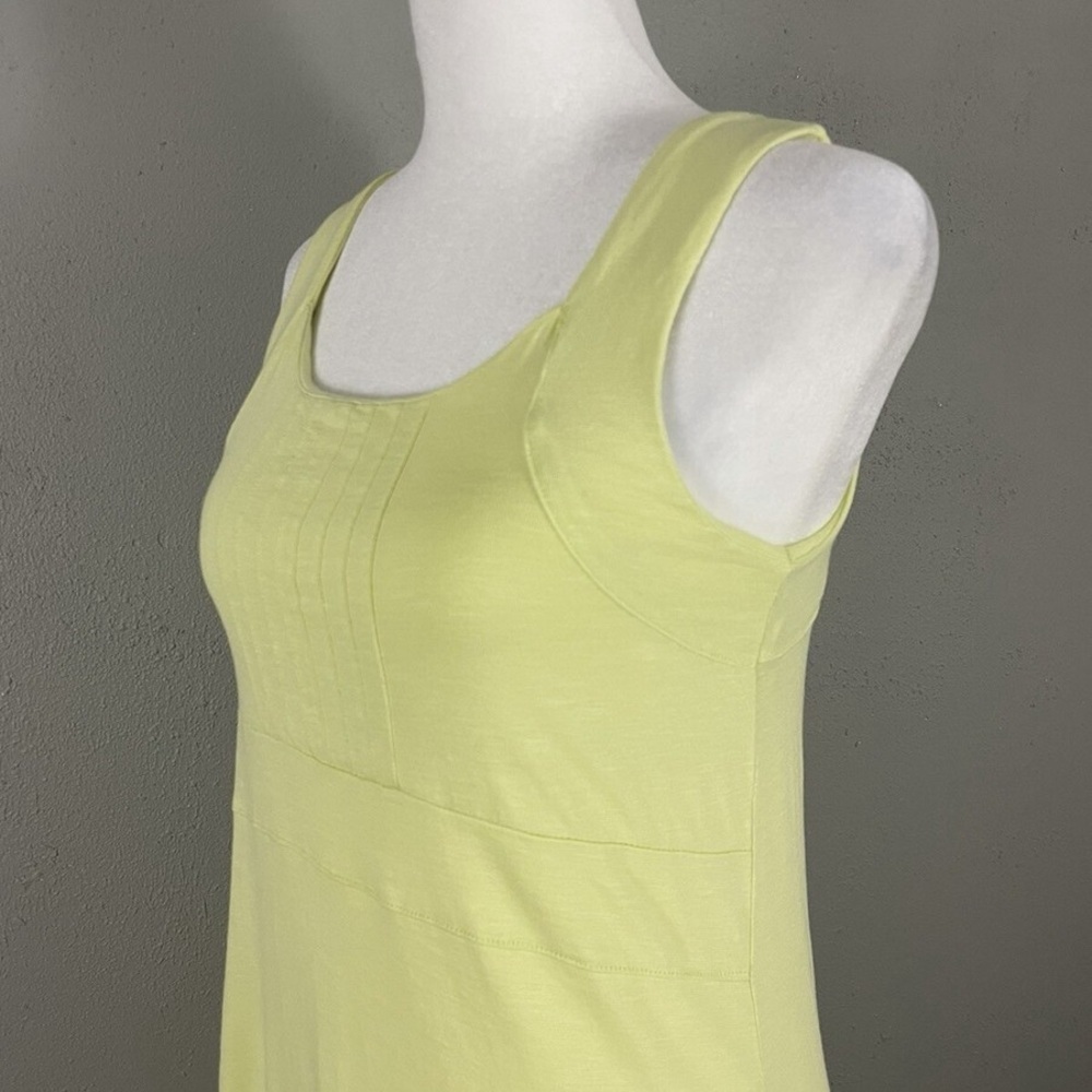 Horny Toad Lime Green Cutout Back Dress Boho Cottagecore Coastal Small - Picture 9 of 13